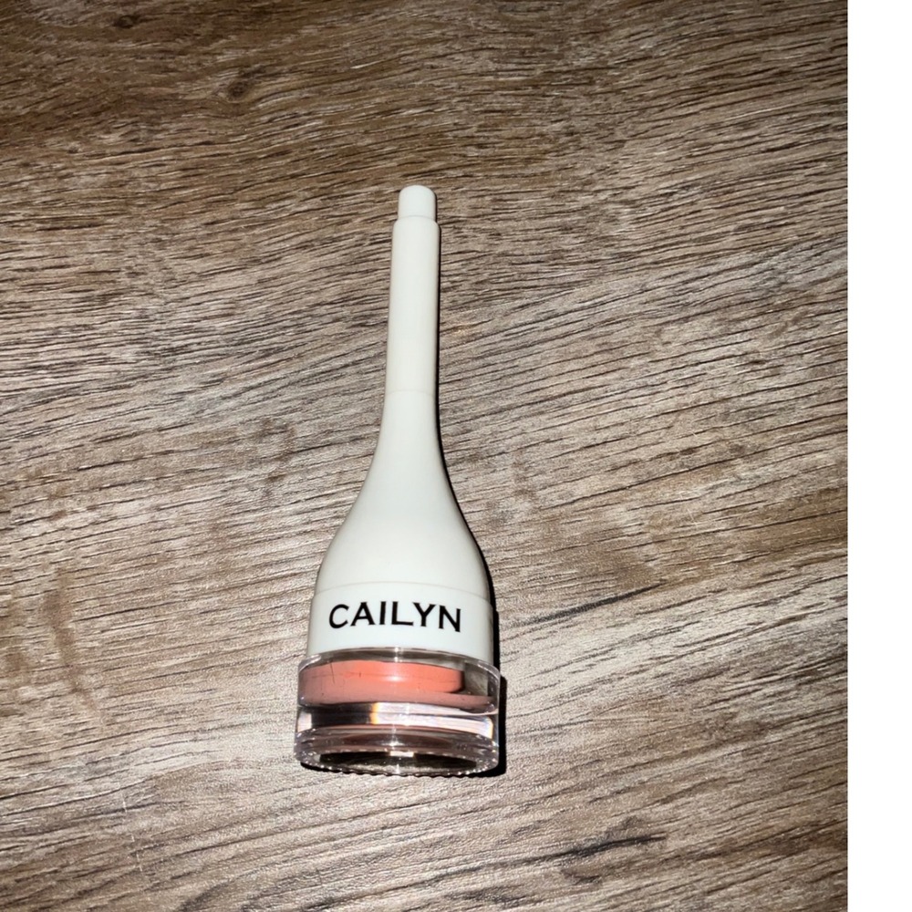 Cailyn Tinted Lip Balm 12 Apple Pink Pot With Built-in Brush Applicator Cream